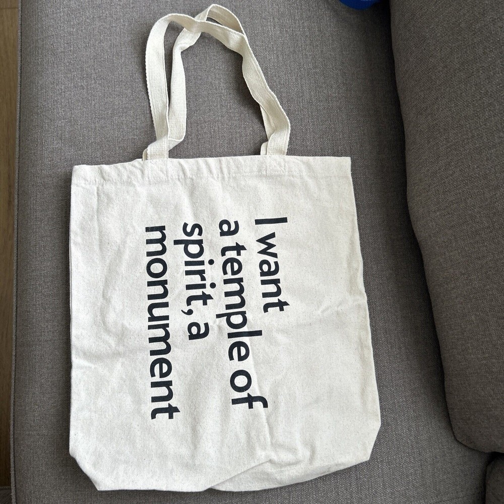 Guggenheim Frank Lloyd Wright Tote Bag Canvas TEMPLE OF SPIRIT